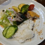 キッチン ブルー グローブ - 追加のワンプレート