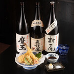 おいしい酒と料理 なかよし - 魚介の野菜の天ぷら盛り合わせ