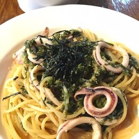 渋谷アチェーゾ - イカと高菜の明太子和風パスタ　1,000円