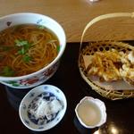 蕎麦と日本料理　驚　KYO - 野菜かきあげ　そば