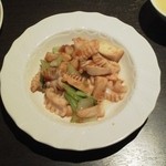 浜松四川飯店 西塚店 - イカのオイスターソース炒め