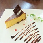 ヴェルージュ - カボチャのバスクチーズケーキ