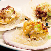 新鮮活ホタテの姿蒸し