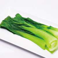 季節の湯で野菜（ちんげん菜）