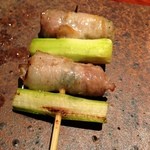 八兵衛 オクザシキ - 新ごぼうのパンチェタ巻き