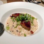 オステリア ゼペット - トリュフリゾット　フォアグラ添え