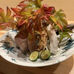 旬席 鈴江 - 松茸（京北）太刀魚（岩屋）