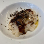 赤白 ブラッスリー - “フランス産黒トリュフのリゾット”。お米にちゃんと“芯”あり。黒トリュフ、見事に美味い！当たり前か…。