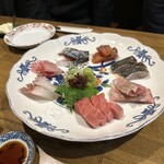 海の日  - 鯛、クエ、鯖、雄秋鮭、鰆(炙り)、鰤、本鮪中トロ