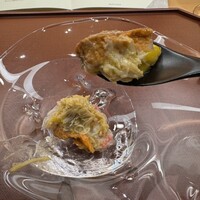 美会 - 毛蟹、菊花、あん肝