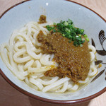 りつりん２船内売店うどんカウンター - オリーブ牛１００％カレーうどん \630