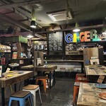 生姜料理 しょうが - ちょっとアメリカンでポップな感じの店内♪