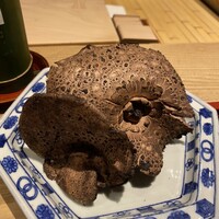 室町 和久傳 - 説明受けたけど名前忘れた〜　なんとか茸　煽りがお醤油の匂い