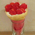 オレンジカウンティ - 山盛りあまおうクレープ