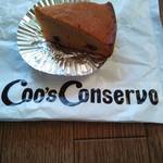 Coo's Conservo - きなこと黒豆のケーキ113円(税込)