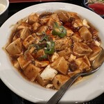 上海華龍 - 【2024.10.31(木)】麻婆豆腐定食（並盛）950円の麻婆豆腐