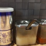 ラーメン 野良裏家 - 卓上セット