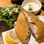 炭火焼鳥と水炊き 五郎一 - アジフライ