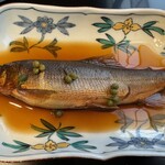 懐石かじ山 - 鮎の甘露煮