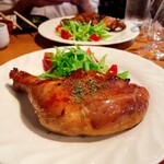 日本酒バルUMAMI - 【骨付きスモークチキンのグリル】