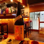 日本酒バルUMAMI - 系列店限定の【来福(限定酒)】