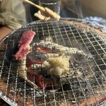 炭火焼肉 ホルモン にく式 - ミスジ、ホルモン