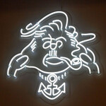 大衆酒場 むに - 店内ネオン1