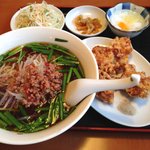 台湾料理 楽餐館 - ラーメン定食　￥1100