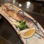 居酒屋 磯 - 秋刀魚の塩焼き
