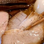 奈つやの中華そば - リフトしたら崩れましたｗｗｗ