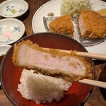 かつ好 - 赤身と脂身のバランスが絶妙