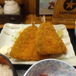 醉心酒蔵 - 鰺フライ