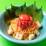 ぺろん - 料理写真:明太子・いか・大葉・黄身