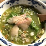 うお茶寮 - 金目鯛の旨だれ抹茶出汁茶漬け