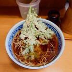 加賀 - ■ 春菊天 そば・うどん、600円。"そば"で！