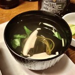 川庄 - 「うな重 上」地焼きのお吸い物