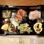 川庄 - 上から見た「前菜（税抜￥2,000）」