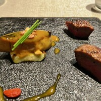神戸牛炉釜ステーキ GINZA KOKO炉 - 黒牛タン炉釜ステーキとフォワグラ炭焼き