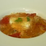 シェ・ムラ - ホワイトアスパラのブランマンジェ