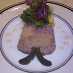 フランス料理 ビストロ・ド・リヨン - （前菜１・私）フォアグラ入り豚肉のパテ