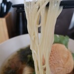 鶏×麦 らら - 麺はストレートの細麺！