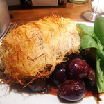 煮こみや なりた - あなごのパートカダイフ巻き　1800円＋外税