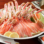 札幌かに本家 - 料理写真:ズワイかにしゃぶ（写真は二人前）