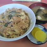 ラーメン 昌龍 - 親子丼（６００円）です。２０１４年４月