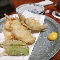 とり田 博多本店 - コース天ぷら