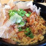 こだわり麺や - 花かつおたっぷりです。