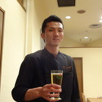 デリカ　ロクシナ - 店長さんです　料理は1人で全部！作ってます　※2014年5月夜