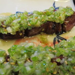 食い道楽 - レバテキの横から