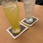 海つばめ - レモンチューハイ、青みかん酒のソーダ割り
