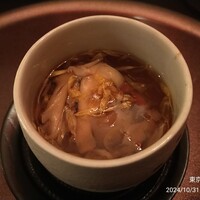松阪牛懐石 真 - 南禅寺蒸し　季節の野菜の松阪牛コンソメ餡、味の濃さ、温度、具材、バランスよくとても美味しかったです。